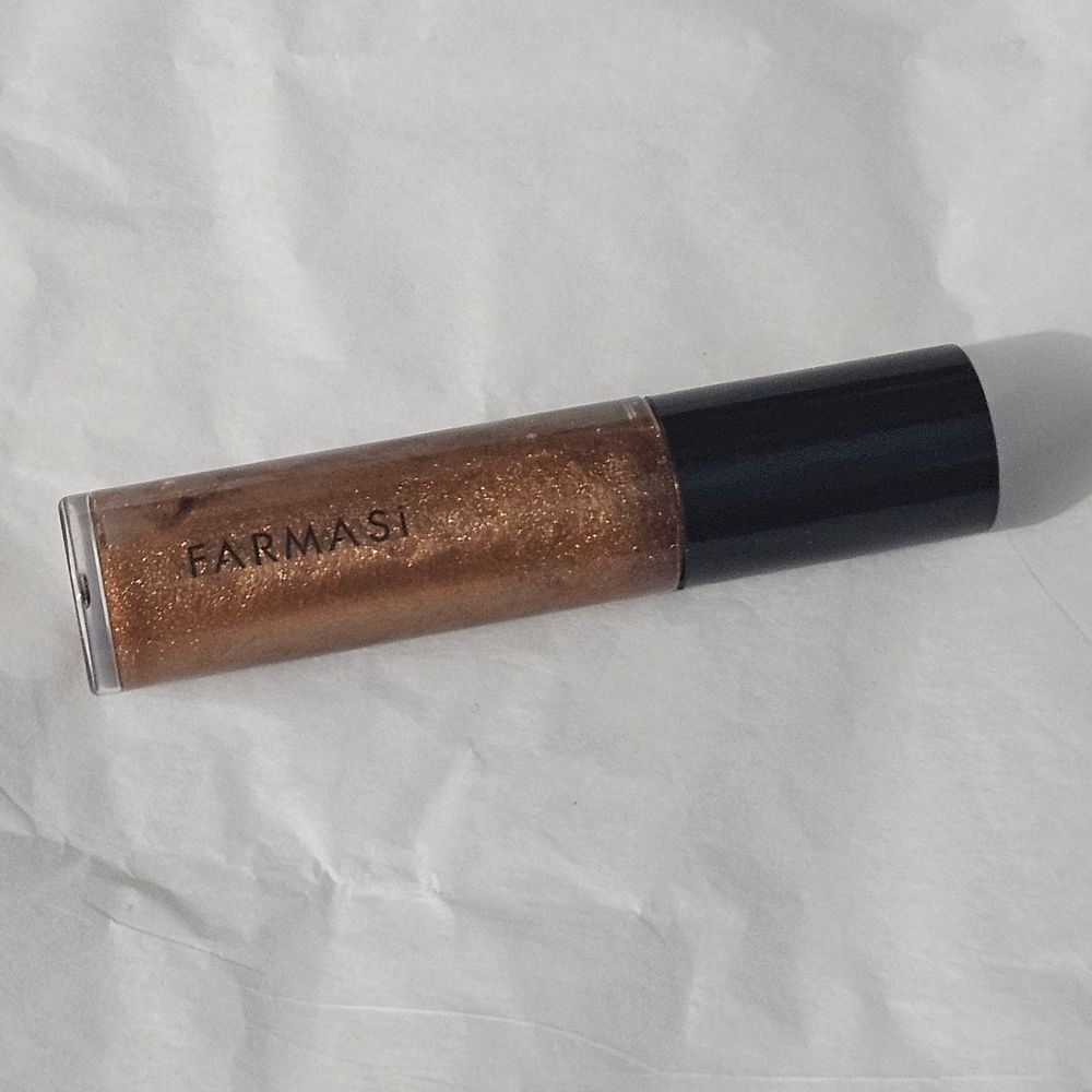 BRAND NEW Farmasi Glittering Bronze Lip Gloss High Shine .15 Oz